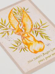 Carte de Prière - Nos Saints Anges Gardien Priez pour Nous