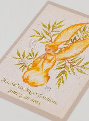 Carte de Prière - Nos Saints Anges Gardien Priez pour Nous