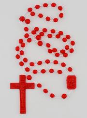 Chapelet Plastique Rouge