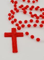 Chapelet Plastique Rouge