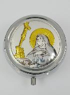 Custode Sainte Rita de Cascia - Boîte et Médaille en Argent