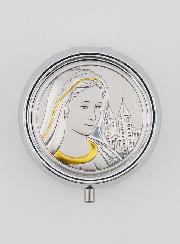 Pilulier Notre Dame de Medjugorje - Boîte et Médaille en Argent