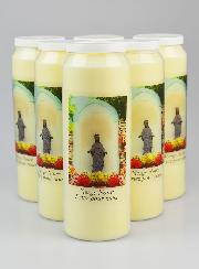 Lot de 6 Bougies de Neuvaine à la Vierge Noire - Ile de la Réunion
