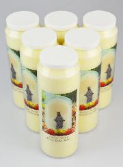 Lot de 6 Bougies de Neuvaine à la Vierge Noire - Ile de la Réunion