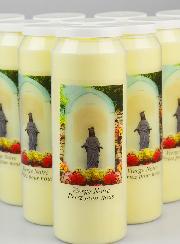 Lot de 10 Bougies de Neuvaine à la Vierge Noire - Ile de la Réunion