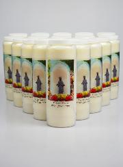 Lot de 20 Bougies de Neuvaine à la Vierge Noire - Ile de la Réunion