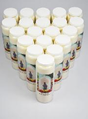 Lot de 20 Bougies de Neuvaine à la Vierge Noire - Ile de la Réunion