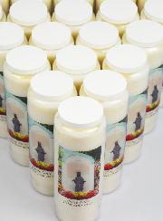 Lot de 20 Bougies de Neuvaine à la Vierge Noire - Ile de la Réunion