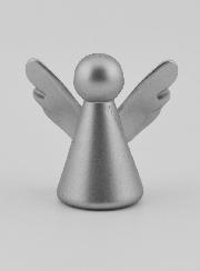 Plaque Auto Mon Ange-Gardien de Protection Argenté - 3 cm