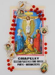 Chapelet des 5 plaies de Notre Seigneur Jésus-Christ