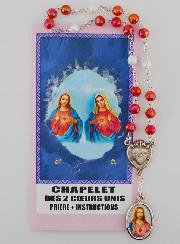 Chapelet des 2 Coeurs Unis de Jésus et Marie