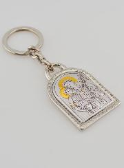 Porte-Clés Saint Antoine de Padoue - Argent Massif - 5 cm