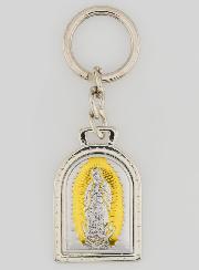 Porte-Clés Notre Dame de Guadalupe - Argent Massif - 5 cm