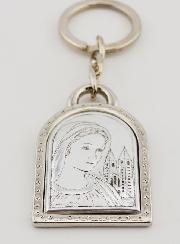 Porte-Clés Notre Dame de Medjugorje - Argent Massif - 5 cm