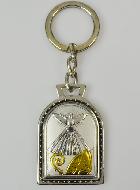 Porte-Clés Esprit Saint - Pape et Vatican - Argent Massif - 5 cm