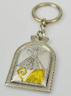 Porte-Clés Esprit Saint - Pape et Vatican - Argent Massif - 5 cm