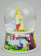 Boule à Neige Notre Dame de Lourdes - 9 cm