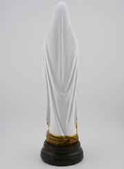 Statue Vierge Marie de Lourdes sur Socle - 30 cm
