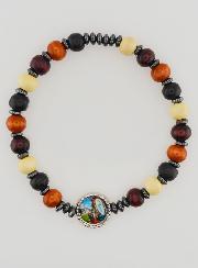 Bracelet de Lourdes sur élastique - Médaille de Lourdes