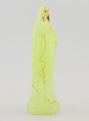 Statue Vierge Marie de Lourdes Fluo - 10 cm
