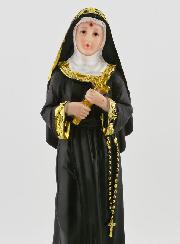 Statue Sainte Rita sur Socle en Résine - 20 cm