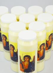 Lot de 10 Bougies de Neuvaine Saint Raphaël Archange