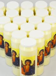 Lot de 20 Bougies de Neuvaine Archange Saint Raphaël