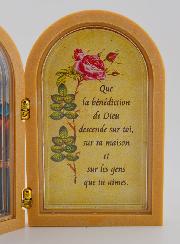 Icône Diptyque Sainte Famille + Prière de Bénédiction