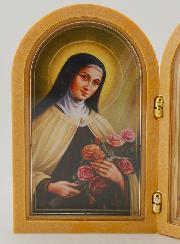 Icône Diptyque de Sainte Thérèse + Prière