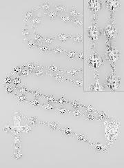 Chapelet en Argent Sculpté