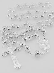 Chapelet en Argent Sculpté