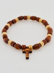 Bracelet Chapelet Dizainier en Bois
