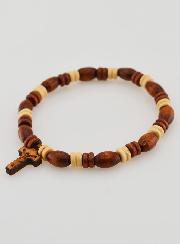 Bracelet Chapelet Dizainier en Bois