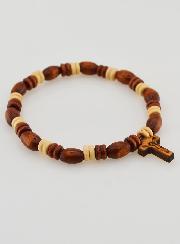 Bracelet Chapelet Dizainier en Bois