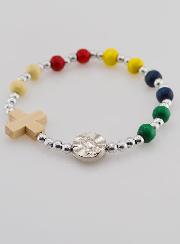 Bracelet Dizainier Missonnaire en Bois et Perles