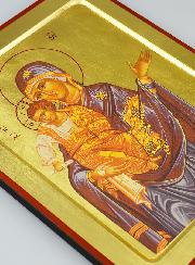 Icône Religieuse Byzantine Vierge de Tendresse - 30 cm