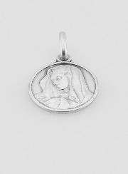 Médaille Vierge Marie au Voile en Argent 925/1000