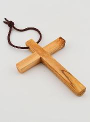 Croix d'Aube de Première Communion en Bois d'Olivier