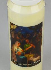 Bougie de Neuvaine de Noël - 17.5cm