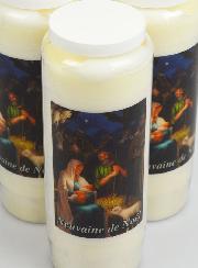 Lot de 3 Bougies de Neuvaine de Noël