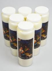 Lot de 6 Bougies de Neuvaine de Noël