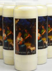 Lot de 6 Bougies de Neuvaine de Noël