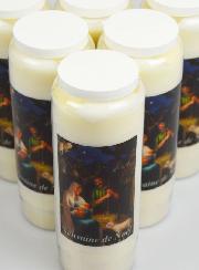 Lot de 6 Bougies de Neuvaine de Noël