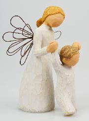 Statue Ange-Gardien Willow Tree