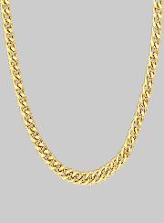 Chaîne Maille Gourmette 1,8mm en Or Plaqué - 45 cm