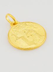 Médaille de Baptême Sainte Rita en Plaqué Or