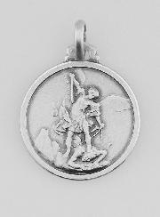 Médaille de Baptême Saint Michel en Argent 925/1000