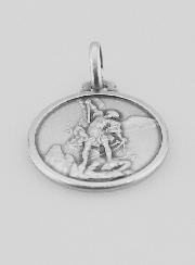 Médaille de Baptême Saint Michel en Argent 925/1000