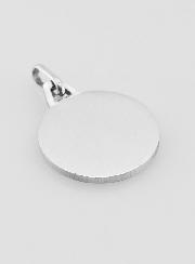 Médaille de Baptême Vierge au Voile Profil Gauche en Argent