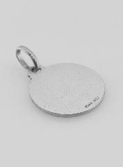 Médaille de Baptême Ange-Gardien en Argent Massif 925/1000